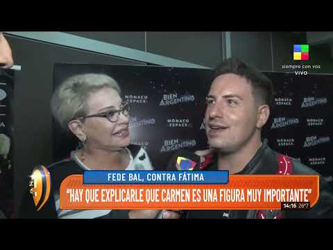 Federico Bal y Carmen contra Fátima Florez: Vine a los Premios a ver a mi hijo