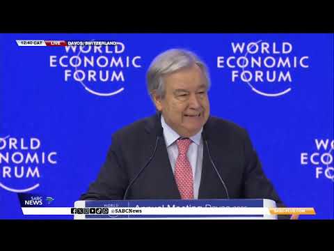 WEF 2025 | UNSG António Guterres addresses the gathering