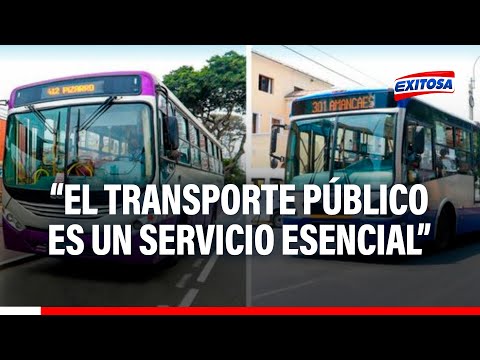 Corredores Morado y Azul anuncian suspensión de servicios: El transporte público es esencial