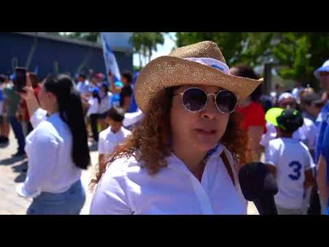 Con misa llena y marcha los nicaragüenses en Miami mandan mensaje al pueblo en Nicaragua