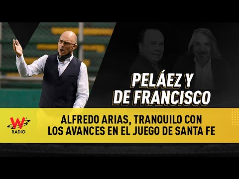 Alfredo Arias, tranquilo con los avances en el juego de Santa Fe