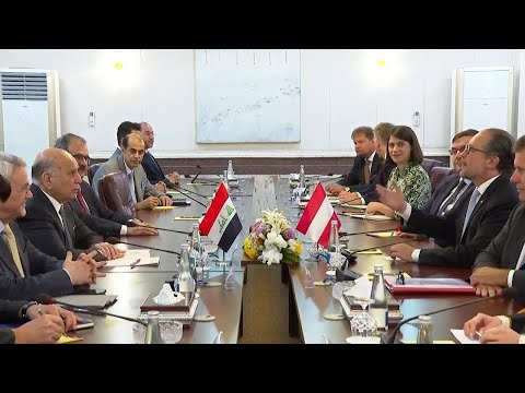 Austrian foreign minister meets counterpart in Baghdad, announces reopening of embassy