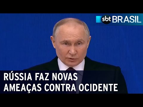 Rússia faz novas ameaças contra o Ocidente | SBT Brasil (29/02/24)