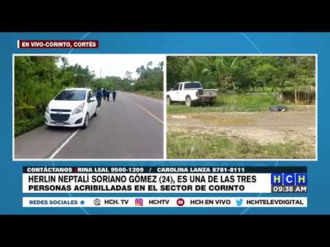 Ejecutan a tres hombres en carretera hacia Corinto, frontera con Guatemala