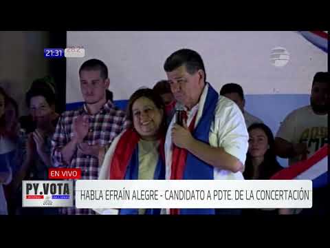 Efraín Alegre será candidato a Presidente de la República en 2023