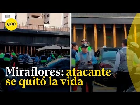 Hombre asesinó a mujer dentro de restaurante en Miraflores y luego se disparó