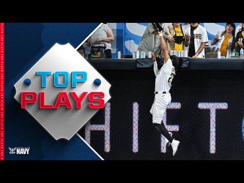 Top MLB Plays of 7/8! (Padres outfielders Tatis Jr. and Merrill rob homers!)