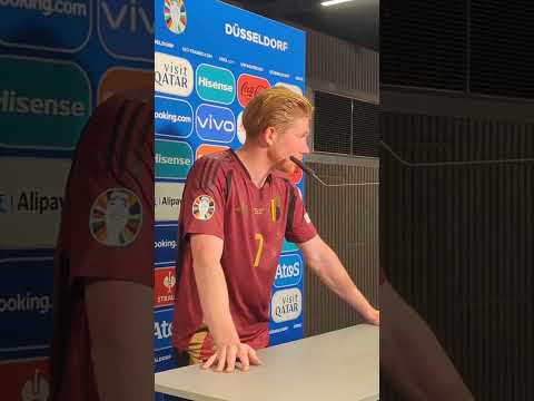 KEVIN DE BRUYNE STORMS out after heated exchange over BELGIUM's 'golden generation'