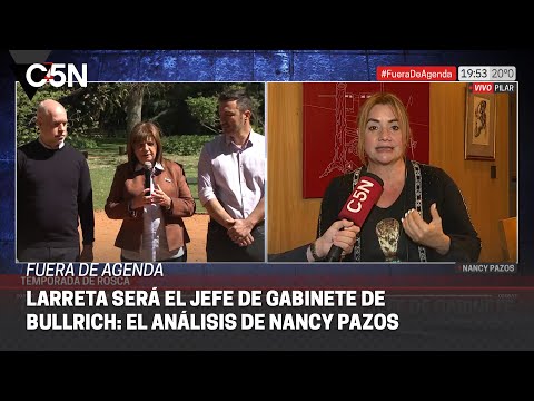 FUERA DE AGENDA | NANCY PAZOS: ¨La ALIANZA BULLRICH-LARRETA se PEGA con MOCO¨