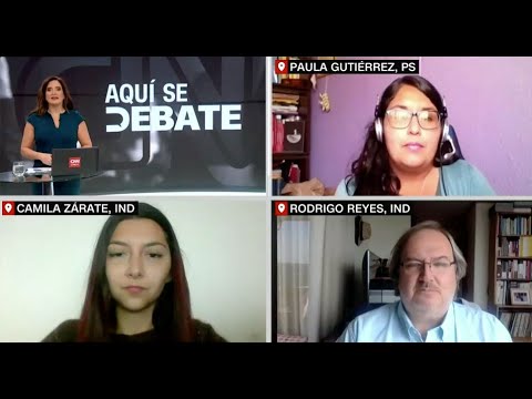 Aqui? Se Debate, candidatos a la CC | Paula Gutiérrez, Camila Zárate y Rodrigo Reyes