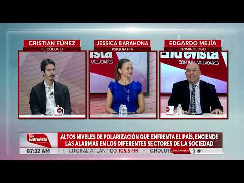 LA ENTREVISTA l Los altos niveles de polarización en Honduras, enciende las alarmas en la sociedad