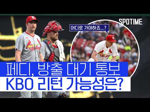 역수출 신화 페디, 충격의 방출 대기! 남은 시즌 그의 행보는? 