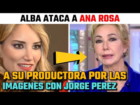 Alba Carrillo CARGA contra la PRODUCTORA de ANA ROSA QUINTANA tras su ESCANDALO con JORGE PEREZ