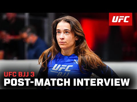Ana Mayordomo Post-Match Interview | UFC BJJ 3