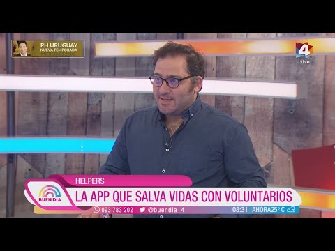 Buen Día - Helpers: la app que salva vidas con voluntarios