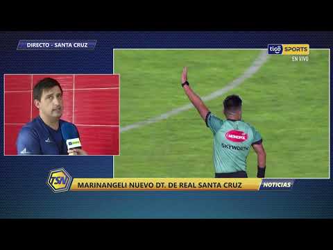 Entrevista exclusiva con, Andrés Marinangeli, nuevo entrenador de Real Santa Cruz,