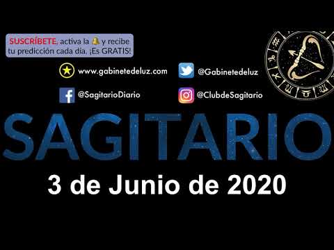 Horóscopo Diario - Sagitario - 3 de Junio de 2020
