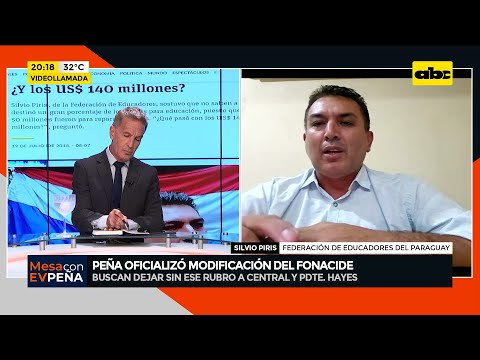 Santiago Peña oficializó modificación del Fonacide