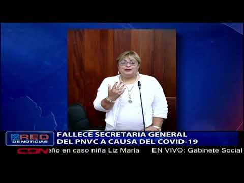 Fallece secretaria general del PNVC a causa del Covid-19