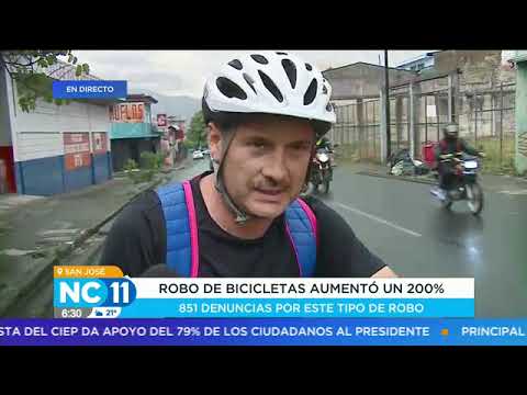 San José y Alajuela son los lugares que reportan el mayor número de bicicletas robadas