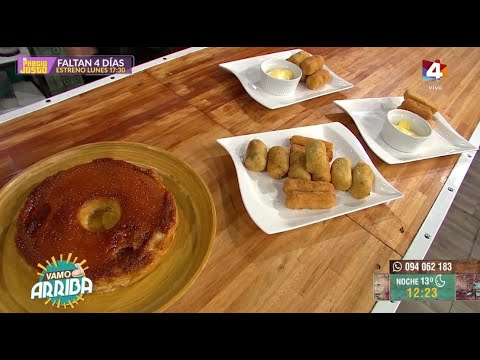 Vamo Arriba - Bastones de polenta y croquetas de papa y pollo
