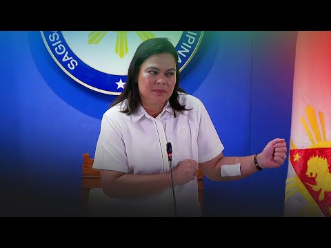 Sara Duterte explains cover on her forearm | ABS-CBN News