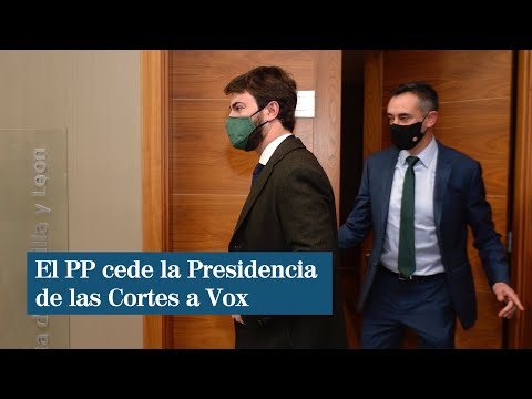 El PP cede la Presidencia de las Cortes a Vox para garantizar la gobernabilidad de Mañueco