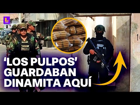 Operativo contra 'Los Pulpos' en Trujillo: Encuentran explosivos dentro de búnker intervenido