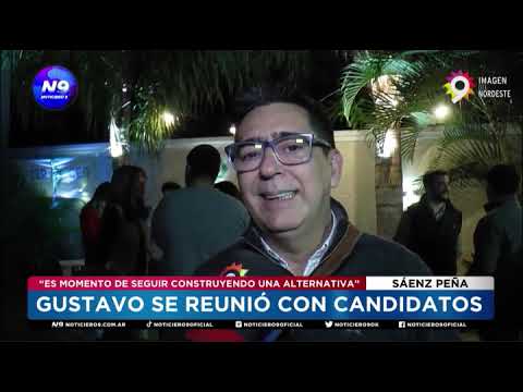 GUSTAVO SE REUNIÓ CON CANDIDATOS  - NOTICIERO 9