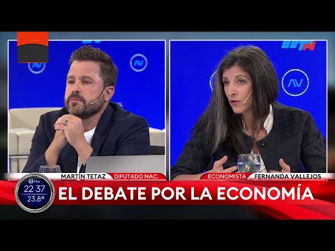 El debate por la economía: Martin Tetaz vs Fernanda Vallejos