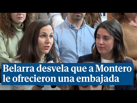 Ione Belarra desvela que a Montero le ofrecieron una embajada como salida política