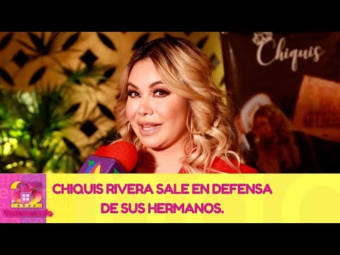 'Chiquis' Rivera apoya a sus hermanos. | 31 de agosto 2021 | Ventaneando