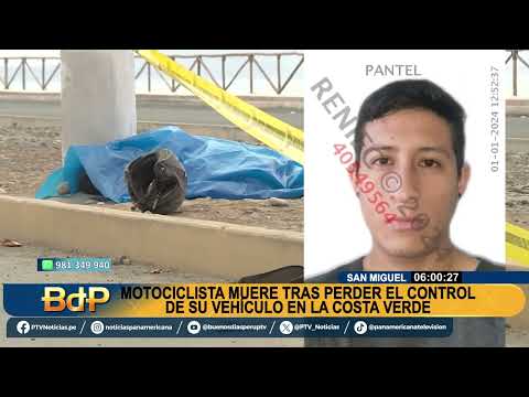 San Miguel: motociclista muere tras perder control de su vehículo en la Costa Verde
