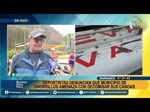 Deportistas denuncian que municipio de Chorrillos los amenazan con decomiso de canoas