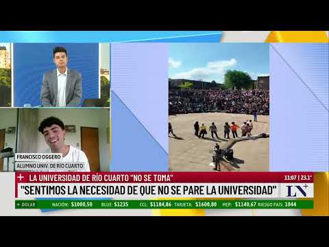 Protesta con una sentada pacífica: la Universidad de Río Cuarto no se toma