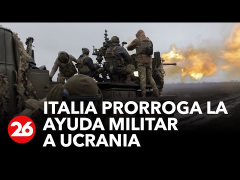 Italia prorroga la ayuda militar a Ucrania