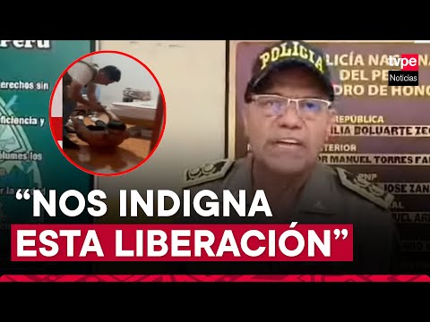PNP cuestiona liberación de 10 presuntos criminales en Cañete