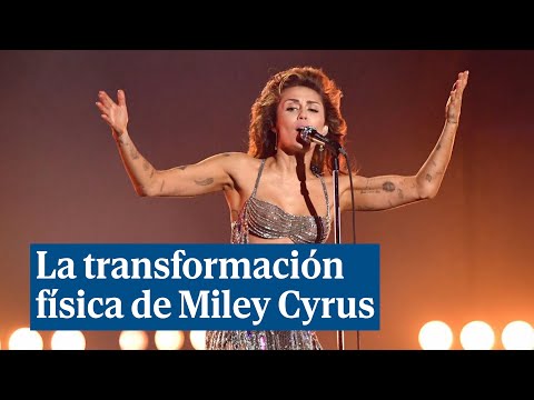 La espectacular transformación física de Miley Cyrus que vimos en los Grammy