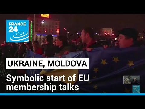 Ukraine set for symbolic start of EU membership talks, along with Moldova • FRANCE 24 English