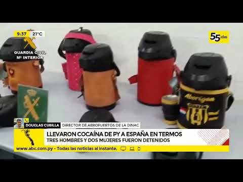 España incautó cocaína proveniente de Paraguay