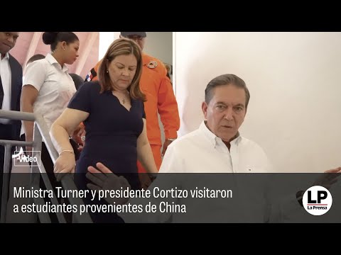 Ministra Turner y presidente Cortizo visitaron a estudiantes provenientes de China