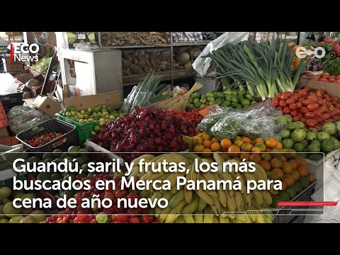 Panameños buscan productos para la cena de fin de año | #EcoNews