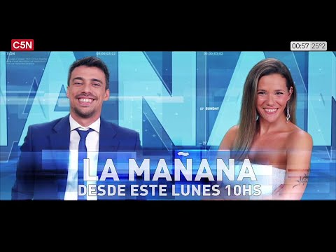 Luciana Rubinska y Juan Amorín conducen La Mañana - DESDE EL LUNES 19 10HS - C5N PROMO