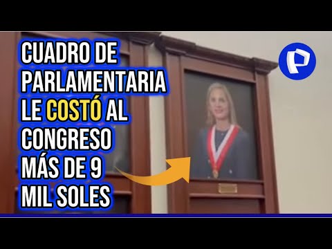 María del Carmen Alva: ¿Cómo luce su cuadro que le costó al Congreso más de 9 mil soles?