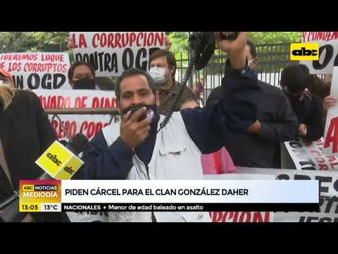 Piden cárcel para el clan González Daher