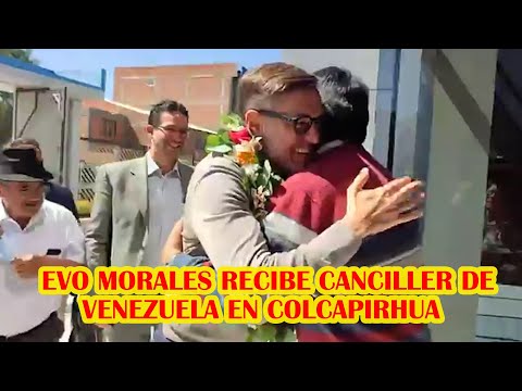 ASI EVO MORALES RECIBIO AL CANCILLER DE VENEZUELA EN COLCAPIRHUA...