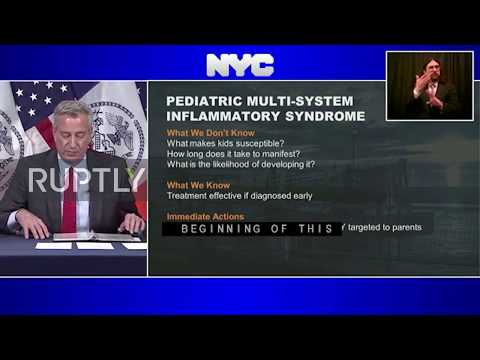 USA: 82 children in NYC diagnosed with COVID-linked inflammatory syndrome - de Blasio