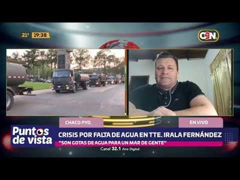 Crisis por falta de agua en Tte. Irala Fernández, Chaco paraguayo