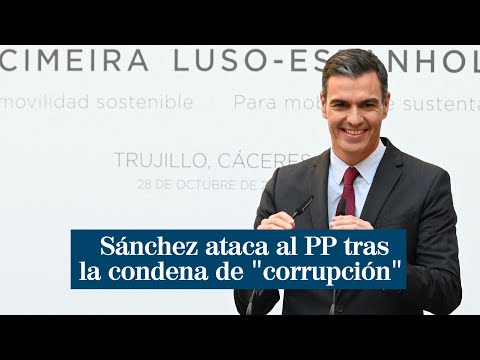 Sánchez resalta la ejemplaridad de su Gobierno tras la condena de corrupción al PP