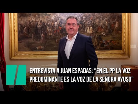 Entrevista a Juan Espada: En el PP la voz predominante es la voz de la señora Ayuso